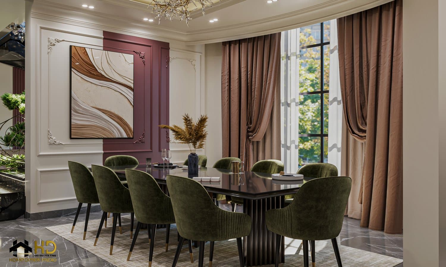 Neo-Classic Dining Room